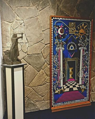 Motifs egyptisants dans le temple Amon Ra